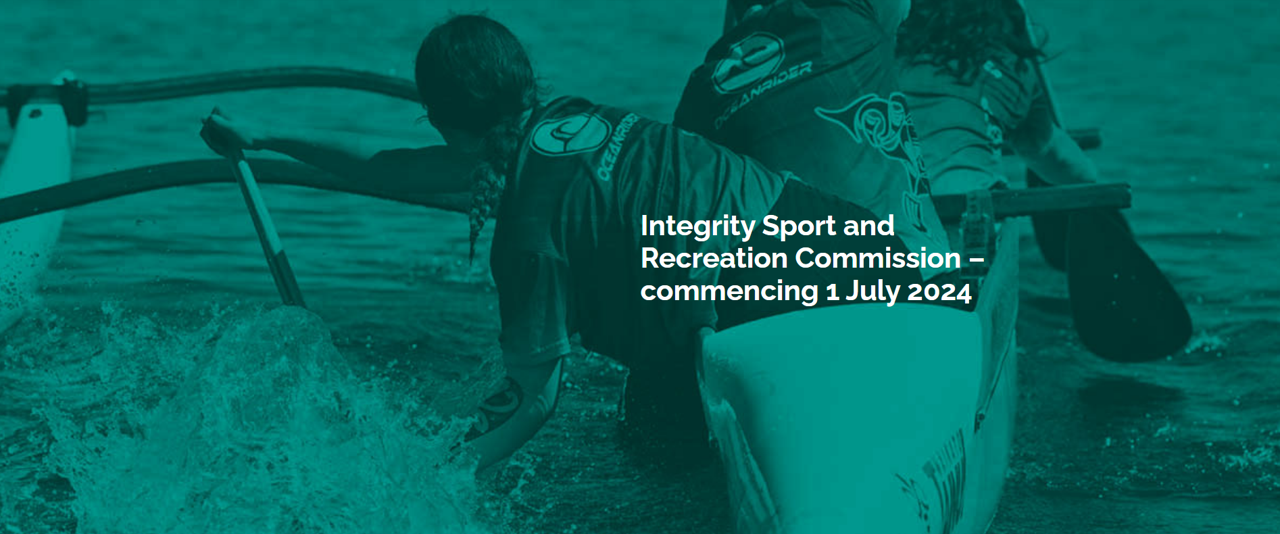 Integrity Sport and Recreation Commission banner