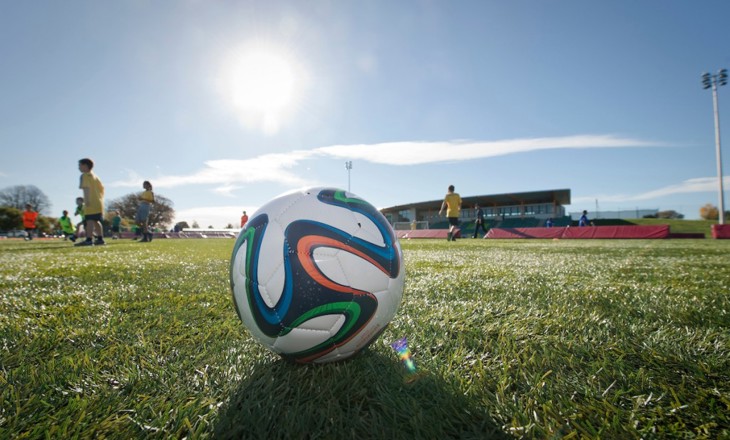 Football on a field