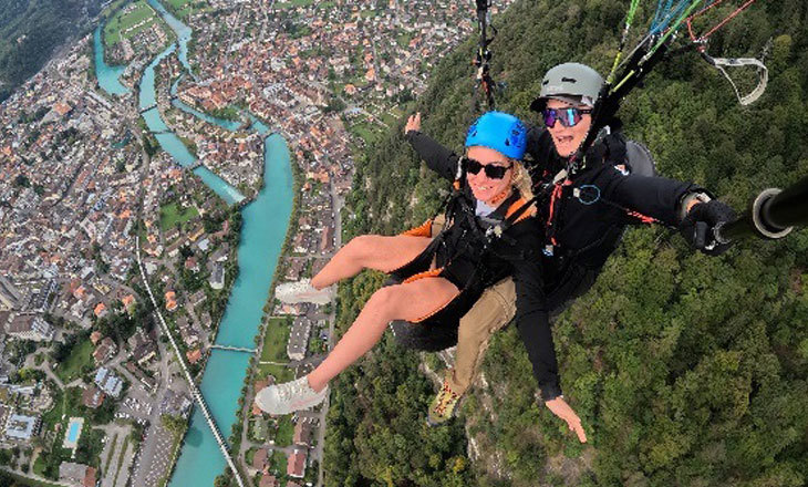 Cheycoda Cocks tandem skydiving
