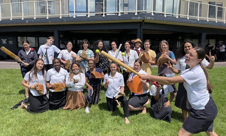 Group of young women from Rotorua Girls High School