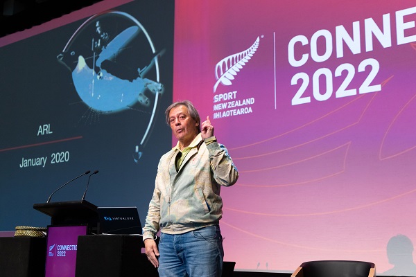 Speaker talking at the Connections 2022 conference